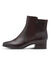 Comfortabele boots met sleehak - zwart (chocolade)