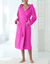 Peignoir mixte adulte col capuche - &eacute;ponge bouclette 380 g/m&sup2; (fuchsia)