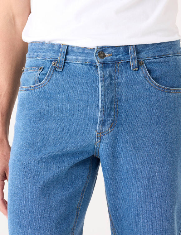 Jean droit basique 100% coton - L28 (bleached)