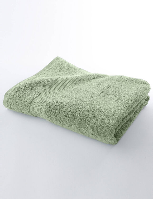 Éponge coton issu de l'agriculture biologique (vert tilleul)