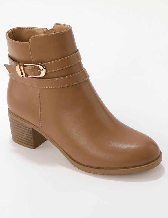 Boots &agrave; talon (taupe)