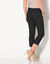Corsaire stretch coutures affinantes (noir)