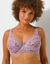 Soutien-gorge tout dentelle grand maintien - avec armatures (violet)