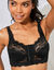 Soutien-gorge agrafage devant - sans armatures (noir)