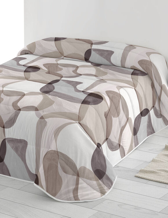 Dekbed in microvezel met camouflageprint 200 g/m² (beige / bruin)