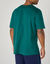 T-shirt pyjama motif plac&eacute; manches courtes (vert)