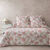 Beddengoed Jos&eacute;phine &ndash; bedrukt katoenbatist, 80 draden/cm&sup2; (roze)