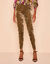 Legging van fluweel (bronskleur)