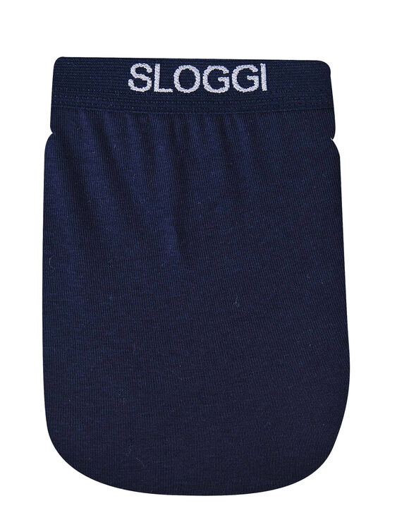 Slip ferm&eacute; forme midi (marine)
