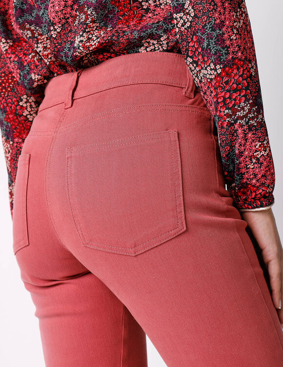 Pantalon droit gainant - grande stature entrej. 78 cm (terracotta)
