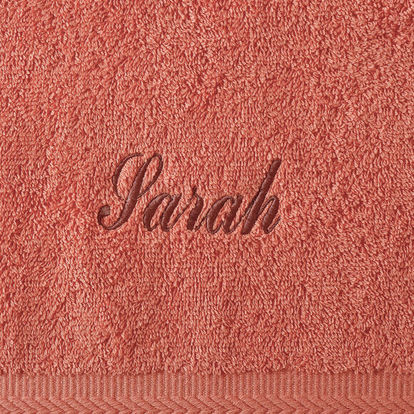 Effen handdoek, zacht comfort, personaliseerbaar (tomette)