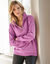 Pull col camionneur zippé (violine)