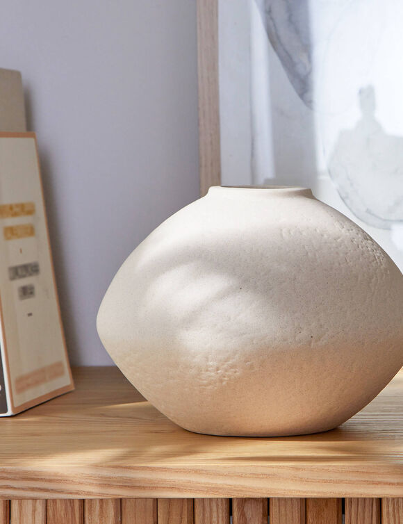 Vase céramique effet pierre (naturel)