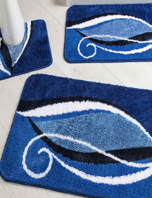 Tapis de bain fantaisie Zilla (bleu)