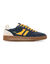 Sneakers met veters (marine)