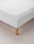 Bande cache-sommier tissu microfibre (gris perle)