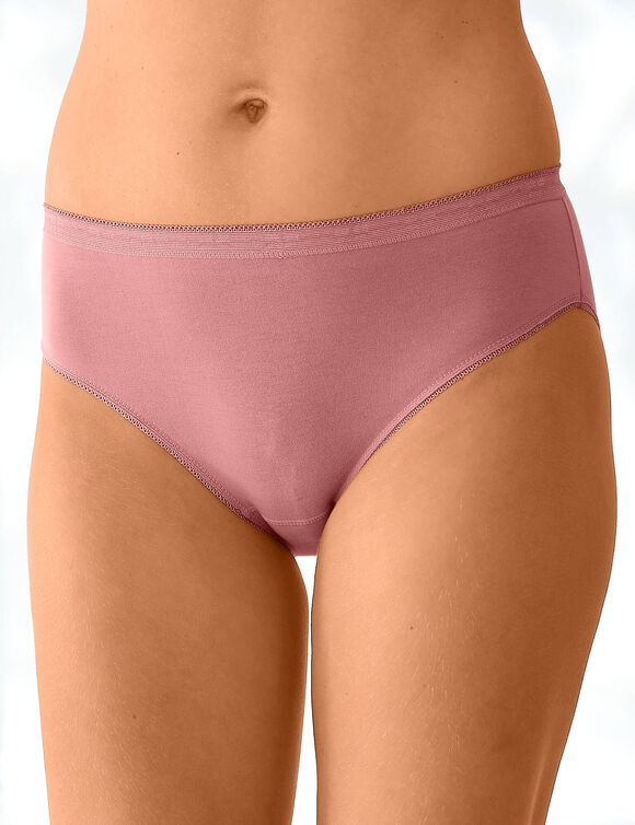 Basic midislip - set van 3 (marine + terracotta + geel)