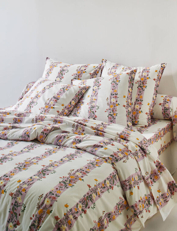 Bedlinnen C&eacute;leste, in bedrukt katoen (parma)