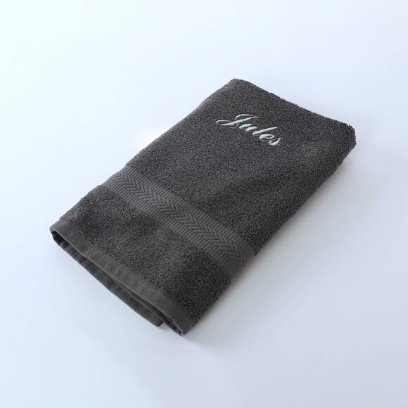 Collectie gepersonaliseerde badhanddoeken &ndash; heerlijk zacht, 420 g/m&sup2; (antraciet)