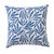 Kussenhoes met bladerenprint Madère - set van 2 (blauw)
