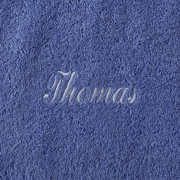 Collection serviettes de bain personnalisables confort moelleux (bleu dur)