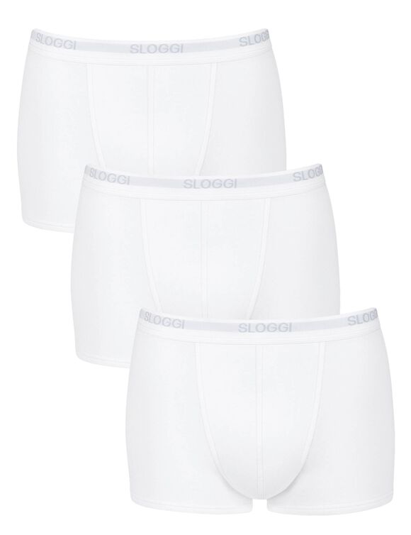 Lot de 3 boxers basic men sloggi&reg;. (blanc)