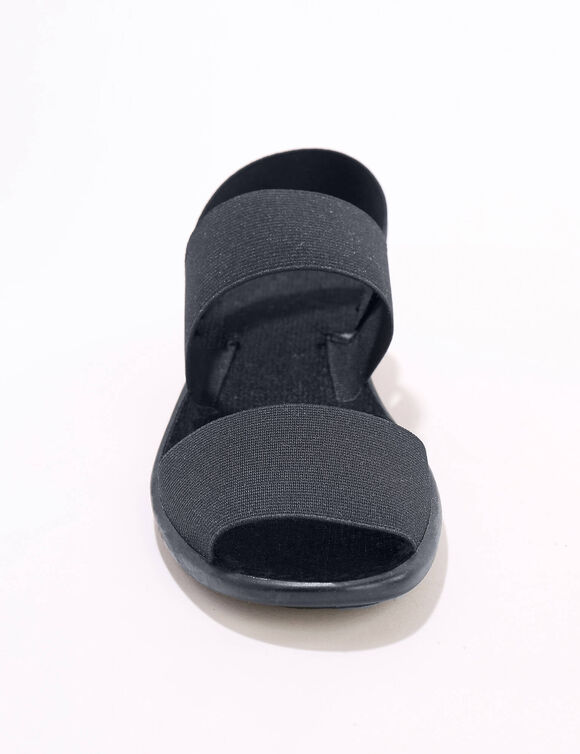 Sandales élastiquées (zwart)