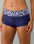 Boxer de bain modulable imprim&eacute; z&egrave;bre (marine)
