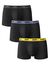 Shorty Mix and Colors DIM - set van 3 (zwart + blauw + geel)