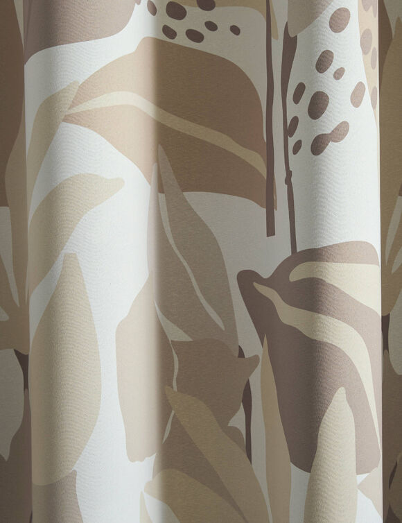 Rideau occultant imprim&eacute; v&eacute;g&eacute;tal (naturel)