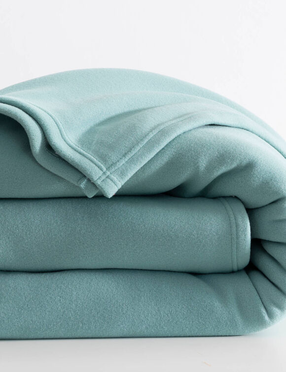 Deken in Thermotec® fleece 450g/m2, luxe kwaliteit (eucalyptus)
