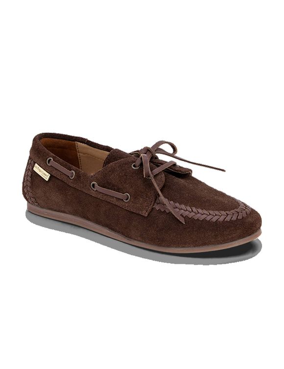 Mocassins &agrave; lacets SACATELA (chocolat)