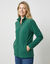 Veste zipp&eacute;e maille polaire, manches longues (vert fonc&eacute;)