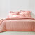 Effen beddengoed - katoen 57 draden/cm&sup2; (roze)