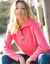 Pull col camionneur, maille anglaise toucher doux (corail)