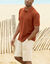 Effen polo in piquétricot met korte mouwen (terracotta)