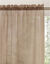Panneau voile uni finition galon fronceur (taupe)