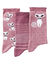 Fantasiesokken - set van 3 paar (roze set)