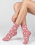 Sokken in pantoffelstijl met slipvrije nopjes &ndash; set van 2 paar (roze + groen)