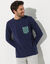T-shirt pyjama manches longues marine (marine) T-shirt pyjama manches longues marine (marine)