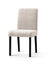 Tweezijdig rekbare hoes van microvezel met gewafelde grafische patroon, speciaal voor stoelen (beige)