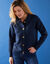 Vestjasje met knopen, gerecycleerd polyester(**) (marine)