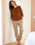Pyjama met lange mouwen van fleece, bedrukt met &bdquo;wild&ldquo;-print (hazelnootbruin)
