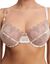 Soutien-gorge emboîtant tulle brodé bicolore « White nights » - avec armatures (blanc)