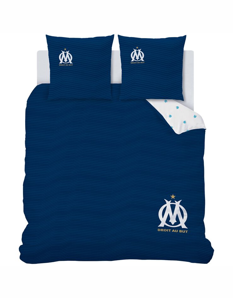 Parure de lit OM® - coton (marine)