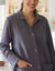 Peignoir in fleece met knoopsluiting (grijs)