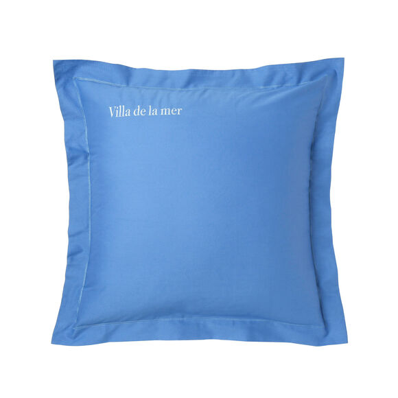 Kussensloop om te personaliseren - katoen 57 draden/cm&sup2; (oceaanblauw)