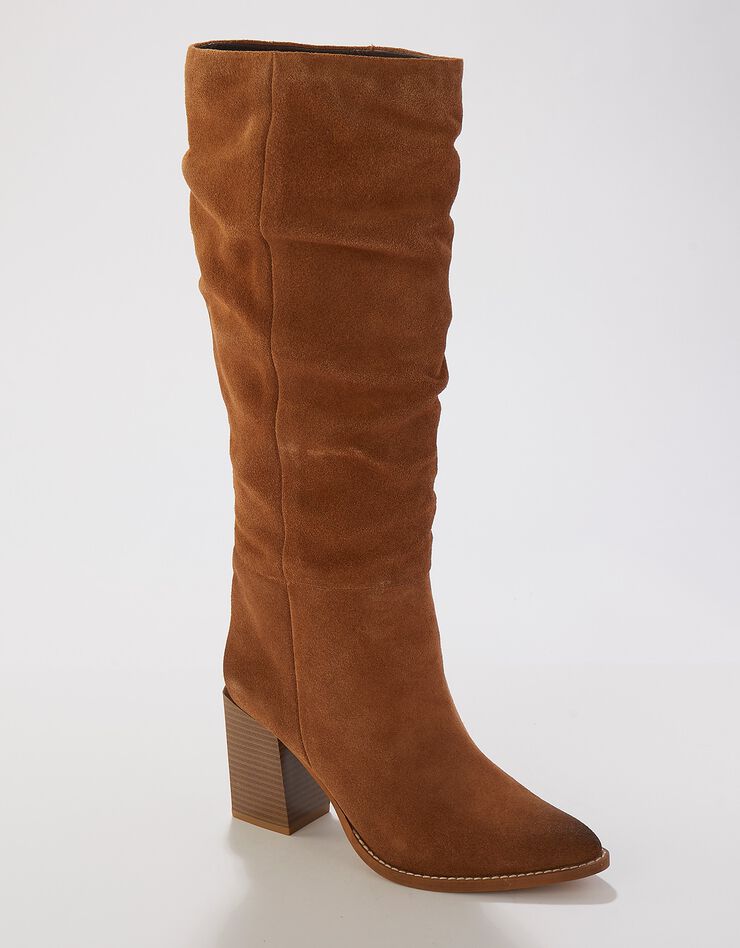 bottes plissées