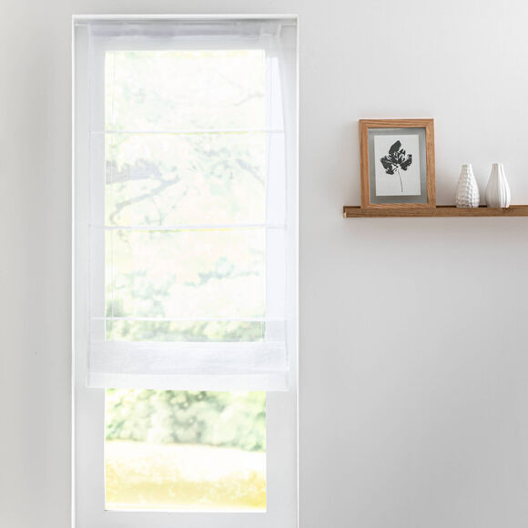 Store bateau &eacute;tamine (blanc)