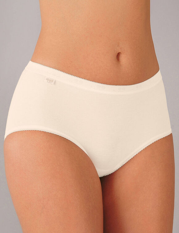 Culotte midi Basic+, lot de 3 achet&eacute;es +  GRATUITE (1) (nude)